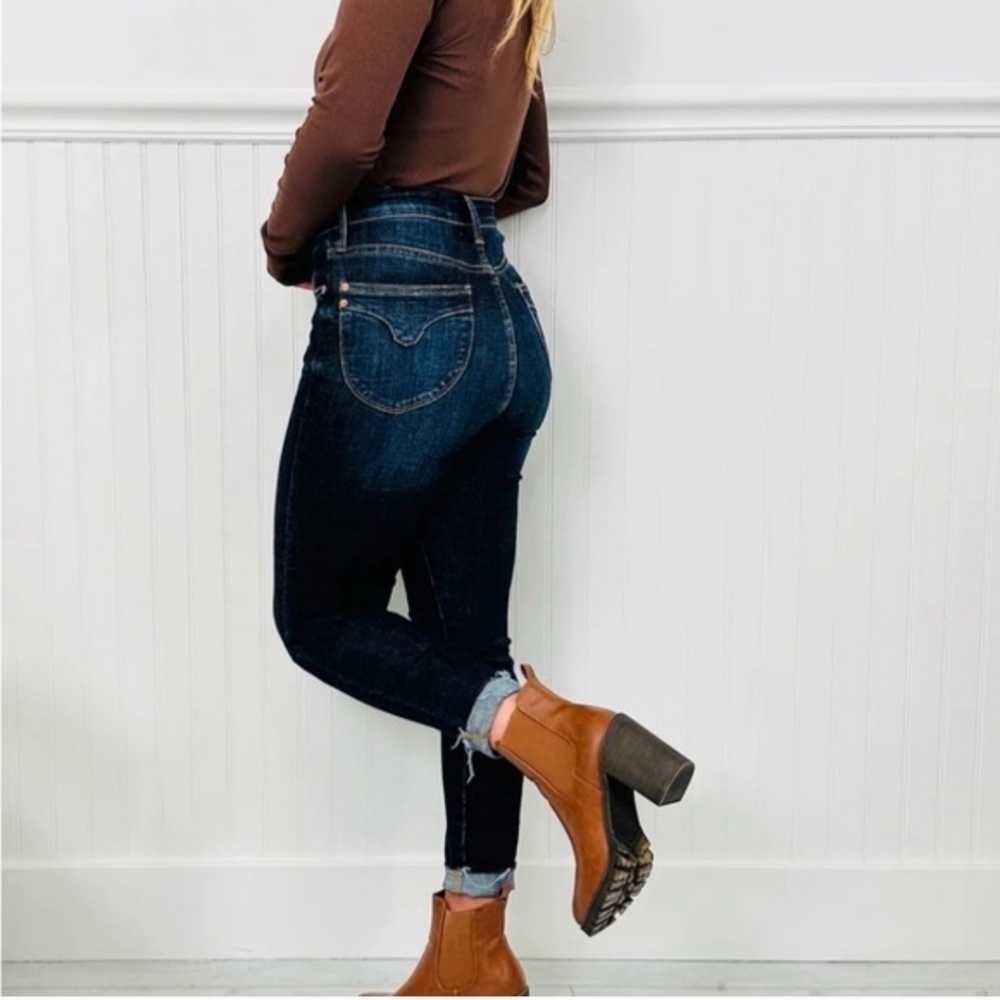 Judy Blue Dark Wash Ankle Skinny Jeans